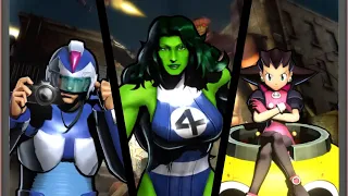 Requested ULTIMATE MARVEL VS. CAPCOM 3 She-Hulk/Frank West/Tron Bonne Arcade Gameplay