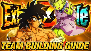 HOW TO BEAT THE LR BROLY TRIO EZA! TEAM BUILDING GUIDE!