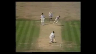 ALAN KNOTT 50 ENGLAND v WEST INDIES 5th TEST MATCH DAY 4 THE OVAL AUGUST 16 1976 FIRST INNINGS