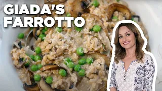 Giada De Laurentiis' Mushroom and Pea Farrotto | Giada in Italy | Food Network