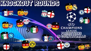 UEFA Champions League 2019/20 Predictions with Countryballs (Knockout Rounds)