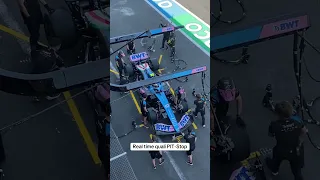 Parada en pits (durante clasificaciones) en tiempo real