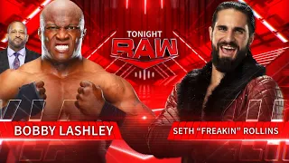 WWE RAW LIVE January 17, 2022  | Booby Lashely vs. Seth  Rollins | Full Match Highlights Results