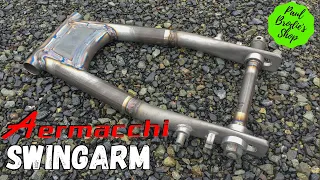 Fabricating a custom swingarm for an Aermacchi road racer with Paul Brodie