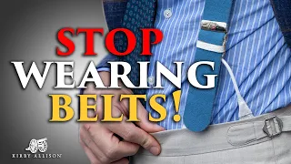 Why You Should Stop Wearing Belts, Suspenders Are Better #shorts