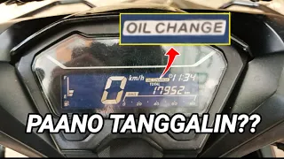 PAANO ALISIN ANG OIL CHANGE INDICATOR SA HONDA CLICK AT MAGSET NG OIL CHANGE ODO