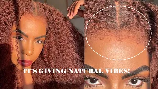 MOST REALISTIC WIG! NEW* COLOR KINKY CURLY WIG W/ KINKY EDGES! IT'S GIVING NATURAL VIBES!