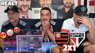 REACT FLAMENGO 2X1 SÃO PAULO - FOMOS AMASSADOS! PARABENS CASARES