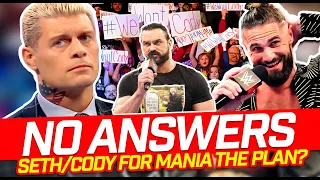 Crowd Chants "ROCKY SUCKS" | Cody vs. Seth vs. Drew For Wrestlemania? | WWE Raw Review