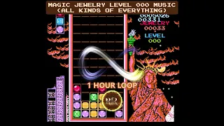 Magic Jewelry Level 000 (All Kinds of Everything) Music 1 Hour Loop (NES Game Soundtrack, Piano)