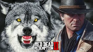 O maior ATAQUE de LOBOS que eu já sofri no jogo - O Domador de Cavalos - Red Dead Redemption 2