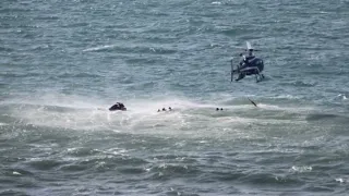 Biarritz : 18 baigneurs emportés par un courant de baïne secourus par les pompiers