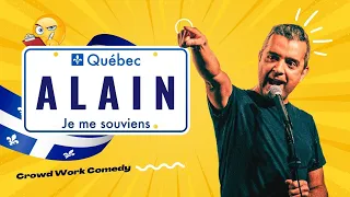 Stand-up Comedy Crowd Work Improv | The French language laws in Quebec are nailing it, eh!  ⚜🍁🤣