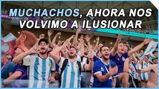 WITH LYRICS! ARGENTINE FANS IN QATAR CUP SINGING "MUCHACHOS" (ES/PT/ENG)