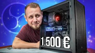 BESTER 1500€ GAMING + STREAMING PC im TEST