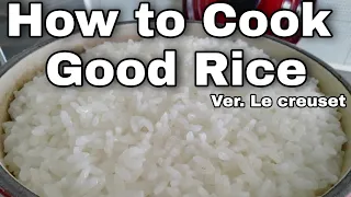 How to cook rice using Le Creuset