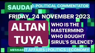 ALTANTUYA | WILL THE CAT FINALLY COME OUT OF THE BAG? | Friday, 24 November 2023