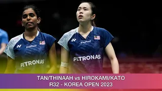 Pearly Tan/Muralitharan Thinaah vs Rui Hirokami/Yuna Kato | Korea Open 2023