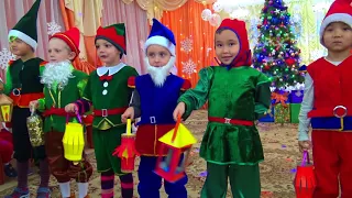 Новый год в детском саду. New Year celebration in kindergarten