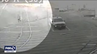 Surveillance video shows VTA shooter walking amid rampage