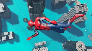 GTA Flooded Los Santos ep.1 | Spider-Man Falling off Buildings