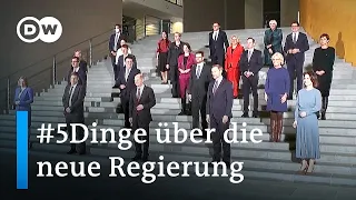Bundeskanzler Scholz und sein Kabinett: 5 Fakten über die neue Regierung | #5Dinge