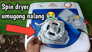 Spin dryer umugong nalang , Step by step repair and tutorial byJM TUTORIAL