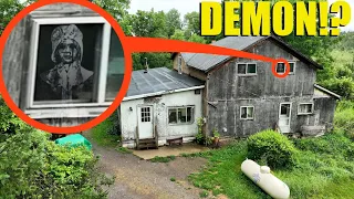 drone catches real demon at haunted Bergen House (it followed us)