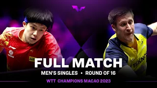 FULL MATCH | WANG Chuqin vs Mattias FALCK | MS R16 | #WTTMacao 2023