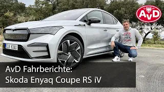 AvD Fahrberichte: Skoda Enyaq Coupé RS iV - Der hat richtig Druck!
