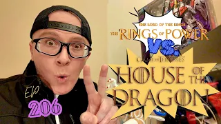 Ep. 206 Battle of the TRAILERS REACTIONS! #theringsofpower VS. #houseofthedragon SEASON 2’s?!