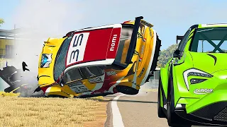 Realistic Racing Crashes #7 | BeamNG Drive