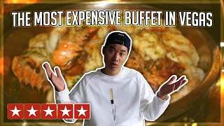 Visiting the Most Expensive Buffet in Las Vegas | Sterling Buffet ($125) | All You Can Eat Seafood!