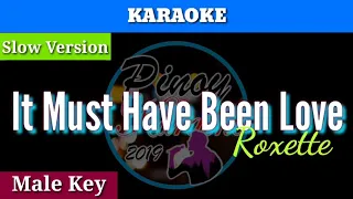 It Must Have Been Love by Roxette ( Karaoke : Male Key : Slow Version)