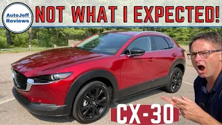 Driving 2021 Mazda CX-30 Turbo // Did Zoom Zoom Zoom Just Go Upscale Here???