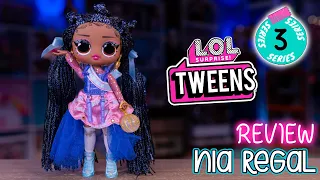 LOL Surprise! Tweens Series 3: Nia Regal Doll Review! 👑