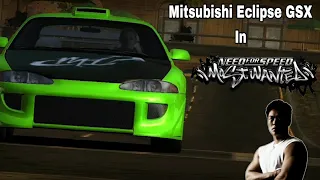 Brian O Conners Mitsubishi Eclipse GSX VS Big Lous Mitsubishi Eclipse GT In NFS Most Wanted