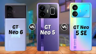 Realme GT Neo 6 Vs Realme GT Neo 5 Vs Realme GT Neo 5 SE || Specification || Comparison ||