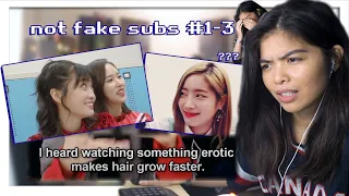 things twice say that seem like fake subs #1-3 [reaction]