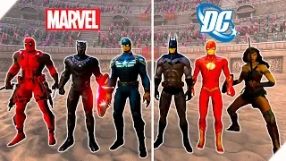 БИТВА СУПЕРГЕРОЕВ Marvel против DC - Игра Ultimate Epic Battle Simulator