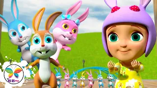 Ten Little Bunnies  Counting | Nursery Rhymes & Kids Songs | Lovely Songs For Kids @BBTVKIDS