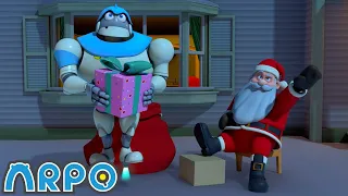 Santa Accidents Happen! | ARPO The Robot | Funny Kids Cartoons | Kids TV Full Episodes