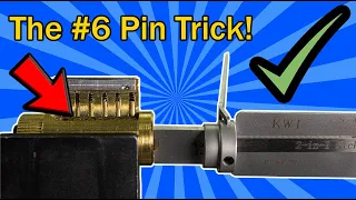 [391]The Kwikset KW1 & KW5 Lishi Just Got More Interesting! | The No. 6 Key Pin Trick!