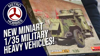 Miniart Models 1/35 Military Vehicles! | Model Kit New Arrivals
