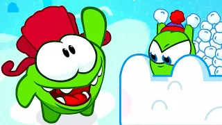 Om Nom Stories - Snowball Fight ❄️ Winter Compilation ☃️ Cartoon for kids Kedoo Toons TV