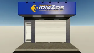 Projeto Supermercado - SuperMercado 3 Irmãos  - Projeto 3D - Maqmaster