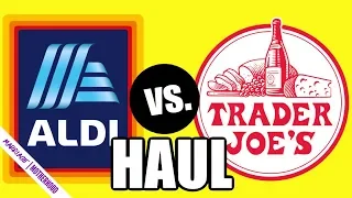 I am seriously falling in love with ALDI...here's why! Aldi Haul Trader Joe's haul SHOP WITH ME