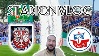 ROSTOCK EINE RUNDE WEITER | FRANKFURT GRANDIOSE FANS | FSV Frankfurt vs Hansa Rostock | Stadionvlog