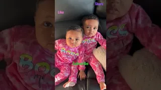 Double trouble♥️🥰♥️ #shorts#twins#baby#reels# #beautifulbabies#girls