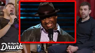 Patrice O'Neal's Cautionary Train Running Story | We Might Be Drunk Podcast